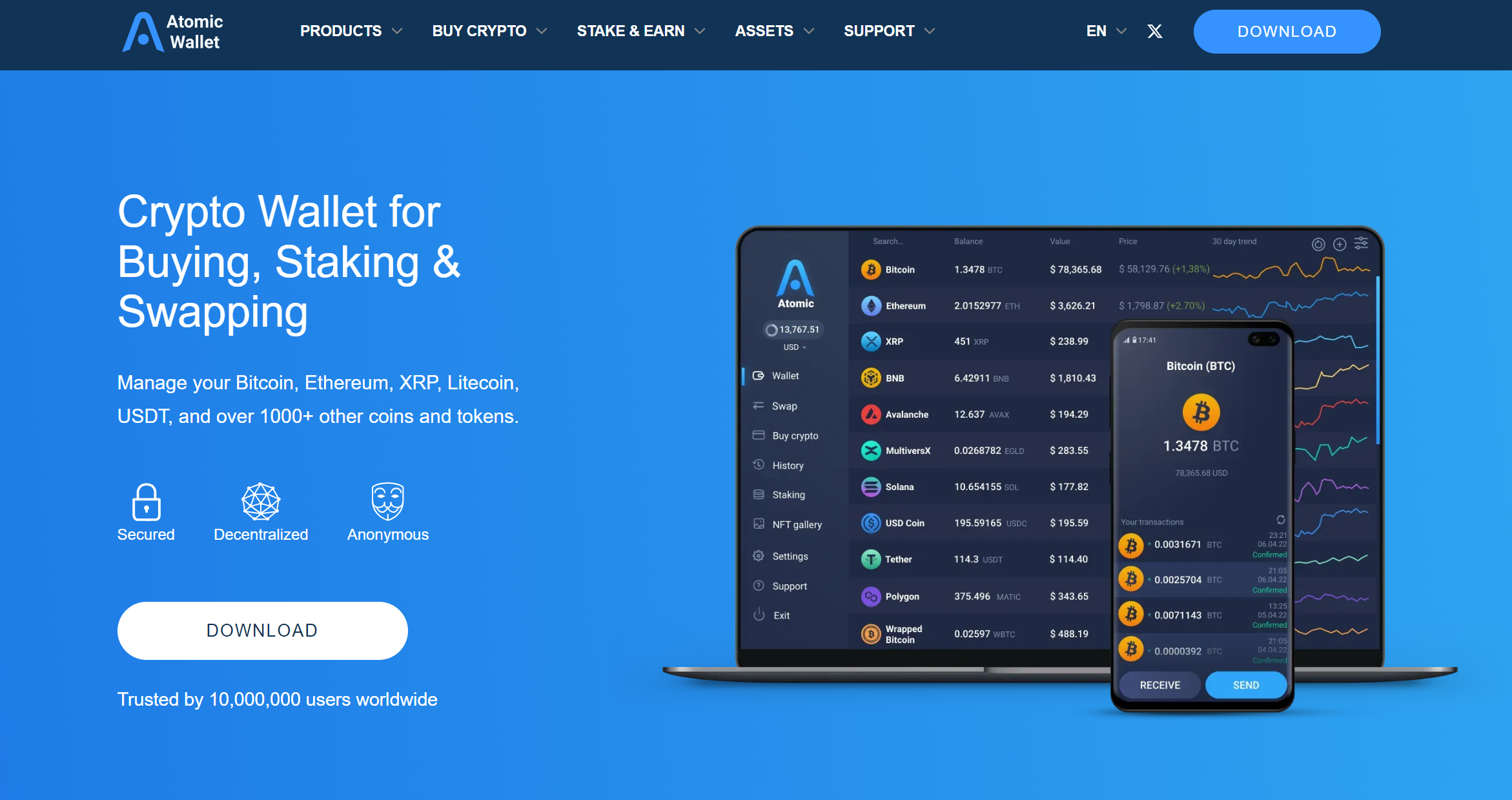 best crypto wallet atomic wallet