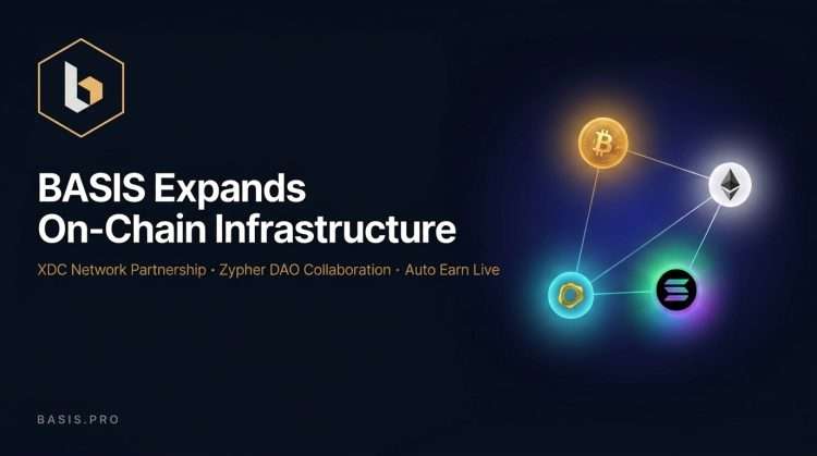 BASIS.pro Expands On-Chain Infrastructure with XDC Network Partnership and Zypher DAO as Auto Earn Goes Live